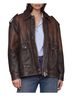 Avec Les Filles 100% Leather Brown Leather Jacket Size XS - photo 1