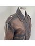 Avec Les Filles 100% Leather Brown Leather Jacket Size XS - photo 4