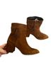 Stuart Weitzman 100% Suede Brown Ankle Boots Size 6 1/2 - photo 2