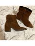 Stuart Weitzman 100% Suede Brown Ankle Boots Size 6 1/2 - photo 11