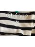 Quince Stripes Black White Long Sleeve Top Size M - photo 3