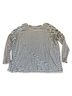 Quince Stripes Black White Long Sleeve Top Size M - photo 1