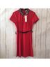 Elle Floral Red Black Cocktail Dress Size 12 - photo 7