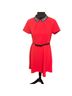 Elle Floral Red Black Cocktail Dress Size 12 - photo 1