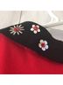 Elle Floral Red Black Cocktail Dress Size 12 - photo 11