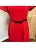 Elle Floral Red Black Cocktail Dress Size 12 - photo 5