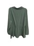 Lane Bryant Solid Green Long Sleeve Blouse Size 20 - photo 2