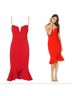 Nicholas Red Cocktail Dress Size 6 - photo 4
