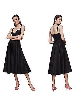Anthropologie Hutch Anthropologie Womens Sweetheart U-Neck Smocked Bodice Midi Dress Casual Dress (view 1)