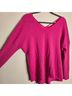 Soft Surroundings 100% Cashmere 1% Nylon 1% Spandex Solid Pink Cashmere Pullover Sweater Size M - photo 3