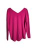Soft Surroundings 100% Cashmere 1% Nylon 1% Spandex Solid Pink Cashmere Pullover Sweater Size M - photo 2