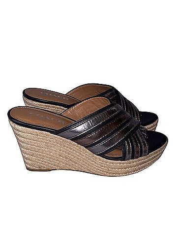 Coach Florentine Espadrille Wedge Sandals Wedges (view 1)