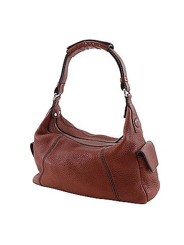 Tod's Tod's (TOD'S) Leather Shoulder Bag, Brown, A5 Size, Zipper Closure, Women's (view 2)