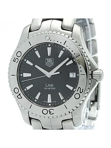 TAG Heuer TAG HEUER Link Stainless Steel Quartz Mens Watch WJ1110 Polished (view 1)