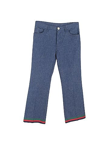 Gucci Gucci Rabbit Patch Flare Jeans in Light Blue Denim (view 1)