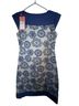 109°F Floral Blue Ivory Casual Dress Size XS - photo 2
