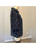CeCe 100% Poly Chiffon Floral Blue Green Short Sleeve Blouse Size S - photo 3