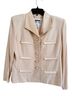 Lois Snyder Dani Max Solid Ivory Blazer Size 4 - photo 2