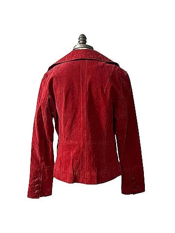 Wilsons Leather Vintage Notch Collar Blazer Jacket Coat (view 2)
