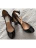 Sun + Stone 100% Patent Leather Black Heels Size 7 1/2 - photo 4