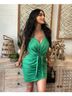 Express Green Cocktail Dress Size S - photo 4