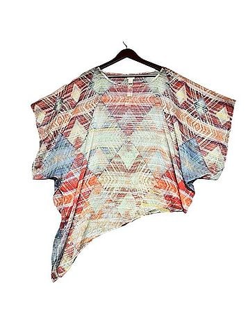Chico's Enchanted Diamonds Poncho Heidi Side Tie Top Poncho (view 1)