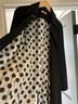 Tulle 60% Wool 40% Viscose 100% Polyester Black Coat Size marked Large, but fits like a medium - photo 6