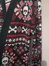 Social Collision Fair Isle Red Black White Cardigan Size S - photo 4