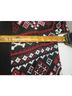 Social Collision Fair Isle Red Black White Cardigan Size S - photo 6