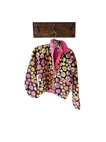 Free People Rocky Ridge Printed Fleece Jacket Jacket (view 1)