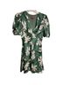 STAUD 100% Polyester Green White Cocktail Dress Size 2 - photo 1