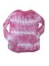 Project 100% Cotton Tie-dye Pink Long Sleeve Blouse Size XS - photo 2