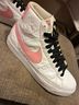 Nike White Pink Black Sneakers Size 6 - photo 6