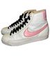 Nike White Pink Black Sneakers Size 6 - photo 2
