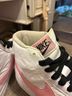 Nike White Pink Black Sneakers Size 6 - photo 3