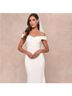 Lulus Solid White Cocktail Dress Size M - photo 8