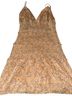 Lush 100% Polyester 100% Polyester Floral Yellow Cocktail Dress Size M - photo 2