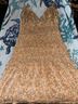 Lush 100% Polyester 100% Polyester Floral Yellow Cocktail Dress Size M - photo 8