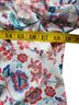 Flying Tomato 100% Polyester Floral Multi Color Short Sleeve Blouse Size S - photo 6