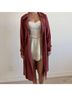 1.State Red Orange Trenchcoat Size S - photo 3