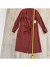 1.State Red Orange Trenchcoat Size S - photo 5