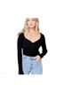 L Space Camo Solid Black Long Sleeve Top Size XS - photo 11