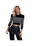 Isabel Marant Stripes Black White Pullover Sweater Size 4 - photo 3