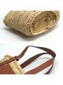 Loewe 100% Leather Brown Loewe Raffia Basket Bag (Small) One size - photo 4