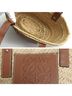 Loewe 100% Leather Brown Loewe Raffia Basket Bag (Small) One size - photo 5