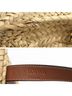 Loewe 100% Leather Brown Loewe Raffia Basket Bag (Small) One size - photo 7