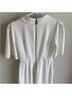 Alice + Olivia White Jumpsuit Size 4 - photo 6