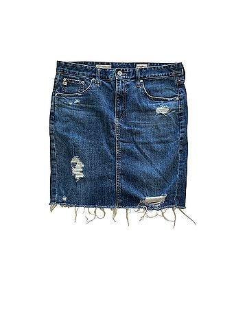 AG Adriano Goldschmied + Liberty Art Fabrics Denim Skirt (view 1)