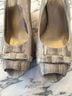 Stuart Weitzman Snake Print Multi Color Wedges Size 9 1/2 - photo 5