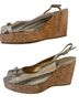 Stuart Weitzman Snake Print Multi Color Wedges Size 9 1/2 - photo 2